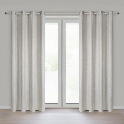 EUROFIRANY ZÁVĚS NA KROUŽCÍCH JULA2 140X250 CM BÉŽOVÝ – Hledejceny.cz