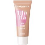 Dermacol Think Pink Glow Toning Cream rozjasňující tónovací krém 2 Medium 30 ml – Zbozi.Blesk.cz
