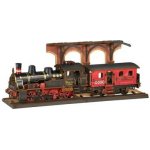 ROBOTIME Rolife 3D dřevěné puzzle Parní lokomotiva 405 ks – Sleviste.cz