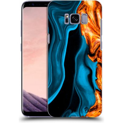 Pouzdro Picasee silikonové Samsung Galaxy S8 G950F - Gold blue čiré – Zbozi.Blesk.cz