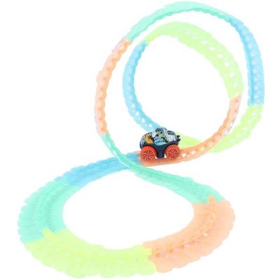 Bavytoy Dráha svítící s rotujícím autíčkem 224 ks – Sleviste.cz