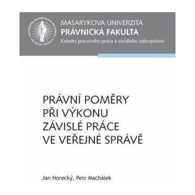 Právní poměry při výkonu závislé práce ve veřejné správě – Hledejceny.cz