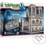 Wrebbit 3D puzzle Katedrála Notre-Dame 830 ks – Zboží Mobilmania