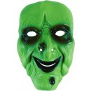 maska čarodějnice zelená