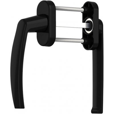 ROTO Balkonový set snížených klik včetně rozetek VICTORY Barva: Černá RAL 9005 – Hledejceny.cz