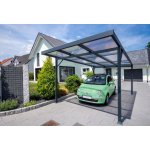 Carport Premium A Přístřešek na auto antracit/bronz 3,094 x 5,62 m – HobbyKompas.cz
