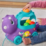 Fisher-Price Hrající Dino s vyskakujícími míčky CZ/SK/ENG/HU/PL HNR51 – Zboží Mobilmania