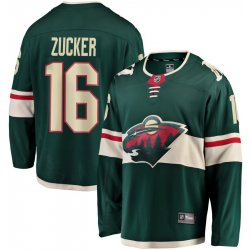 Fanatics Branded Dres Minnesota Wild #16 Jason Zucker Breakaway Alternate Jersey