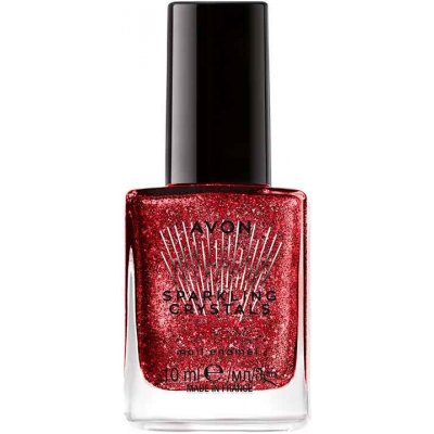 Avon Nail Experts Lak na nehty Sparkling Crystals Red Diva 10 ml – Zbozi.Blesk.cz