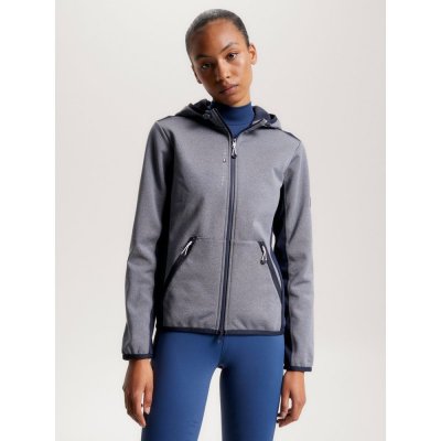 Equestrian Mikina Tommy Hilfiger London Softshell dámská šedá melange – Zbozi.Blesk.cz