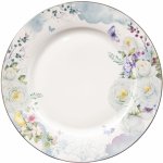 Clayre & Eef Porcelánový jídelní talíř Butterfly 26 x 2 cm – Zboží Dáma