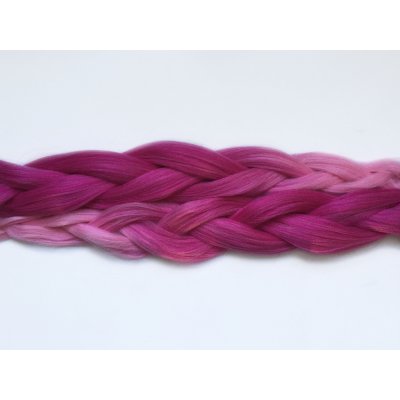 Kanekalon EZ Braid - II. jakost - VÝPRODEJ Barva: FR-1 (pink shaded, ombré růžové) – Hledejceny.cz