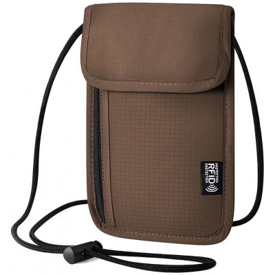 KUFRYPLUS Pouzdro na krk NB412 hnědá – Zboží Živě