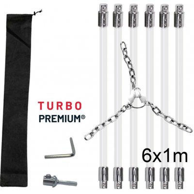 Turbo Premium Rotačná kefa na čistenie komína s reťazovou hlavou set 6 m – HobbyKompas.cz