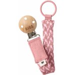 Bibs Paci Braid klip na dudlík dusty pink baby pink – Zboží Mobilmania