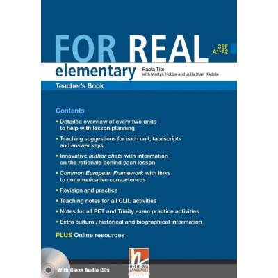 Tite P., Hobbs M., Starr Keddle J. - For Real Elementary Teacher's Pack teacher's Book + Class – Zbozi.Blesk.cz
