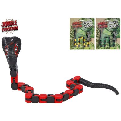 M.T. Jungle Expedition fidget kobra 36 cm Zelená – Hledejceny.cz