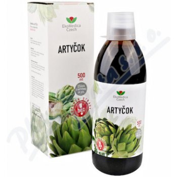 EkoMedica Czech Artyčok 99,8 % šťáva z artyčoku 500 ml