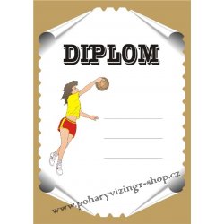 Basketbal diplom A4 č.14