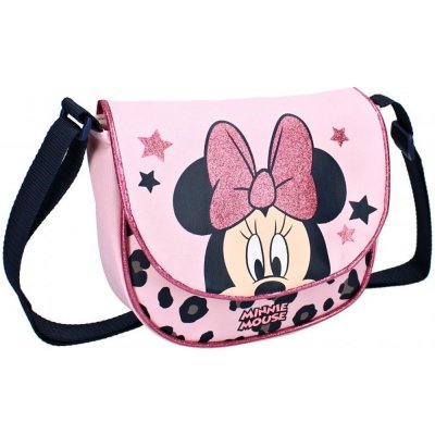 Vadobag taška přes rameno Minnie Mouse s Třpytivou Mašlí růžová – Zboží Mobilmania