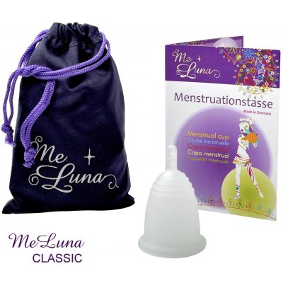 Me Luna menstruační kalíšek S se stopkou čirá – Hledejceny.cz