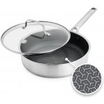 GreenPan Hluboká pánev 24 cm APEX s poklicí nepřilnavá nerezová CC010198-001 – Hledejceny.cz