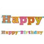 Girlanda papírová HAPPY BIRTHDAY – Zbozi.Blesk.cz
