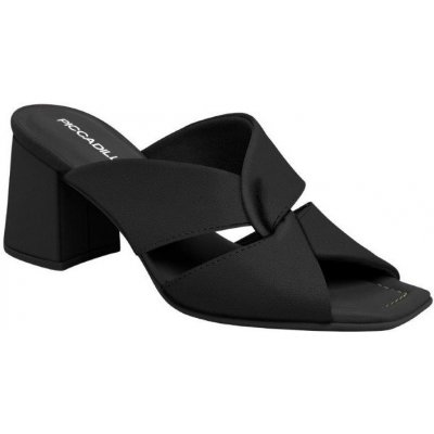 Piccadilly 626030-9 dámské pantofle na podpatku černé – Zboží Mobilmania