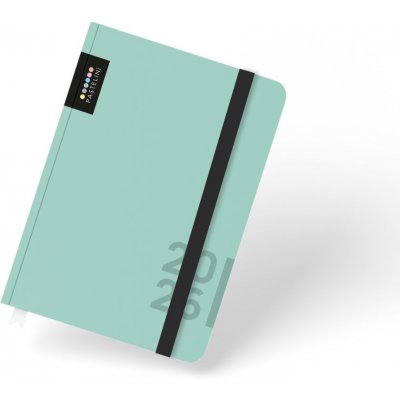 Pastelini A6 týdenní 2026 zelená – Zboží Dáma