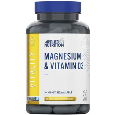 Applied Nutrition Magnesium & Vitamin D3 60 kapslí – Hledejceny.cz