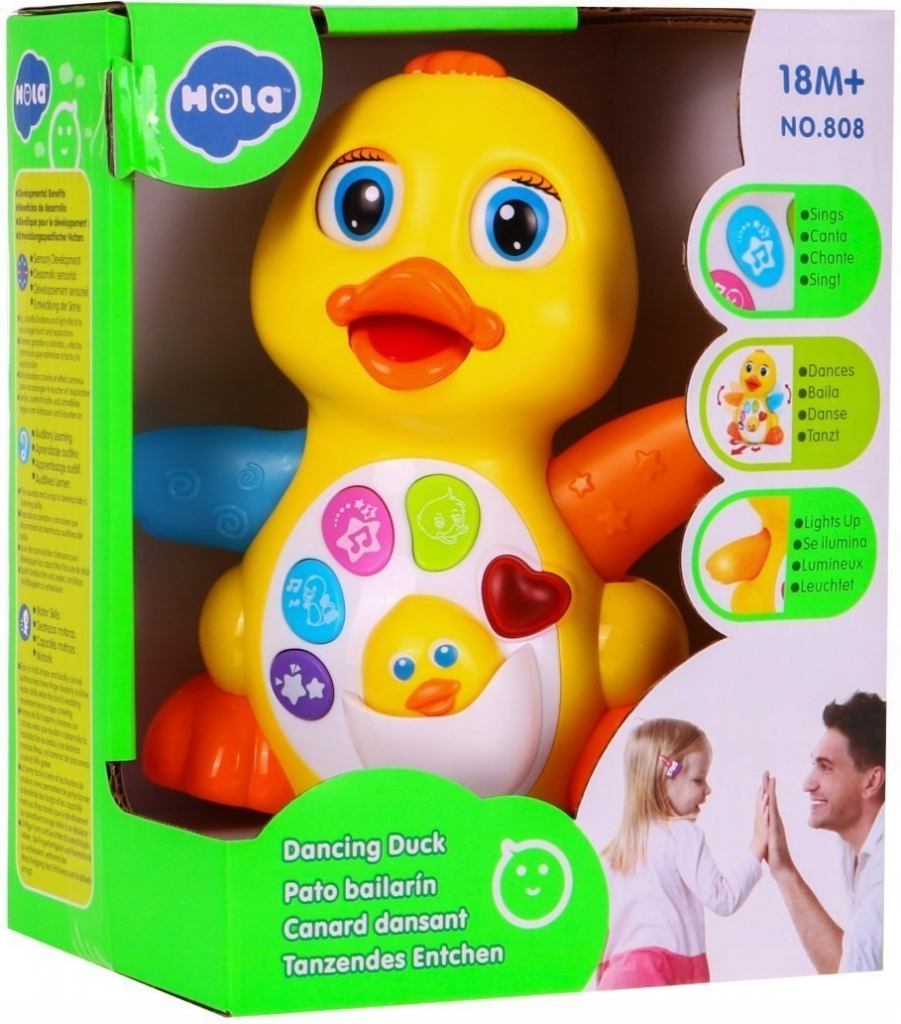 Huile Toys kačenka pro nejmenší Dancing Duck