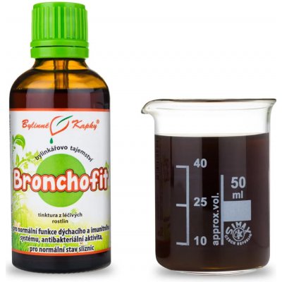 Bylinné kapky Bronchofit tinktura Bylinné kapky Bylinkářovo tajemství 50 ml – Hledejceny.cz