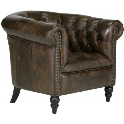 Sob nábytek Chesterfield IV hnědá pravá kůže F0A00000865W – Zboží Dáma