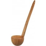 ČistéDřevo Dřevěná naběračka 36cm tmavá - žufánek – Sleviste.cz