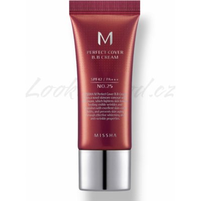 Missha M Perfect Cover BB Cream SPF42 No.25 Warm Beige 20 ml – Zboží Mobilmania