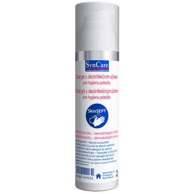 Syncare SkinSEPT čisticí gel s dezinfekčním účinkem pro hygienu pokožky 75 ml – Sleviste.cz