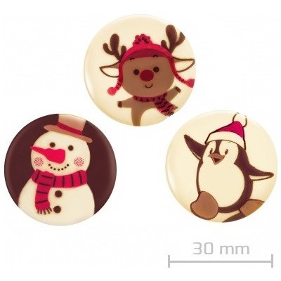 Barbara Luijckx sp. z o. o. Dekorace čokoládová Vánoce trio 18 ks – Zboží Dáma