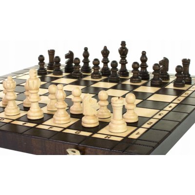 DŘEVĚNÁ SADA 3v1 ŠACHY + VRHCÁBY+ BACKGAMMON- CH141 Sunrise Chess & Games – Hledejceny.cz