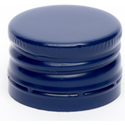 Zátka lahví SPIRIT-šroubovací 28x18mm, (Al+korek), 1ks, modrá – Hledejceny.cz