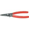 Kleště kulaté KNIPEX - Kleště precizní, na pojistné kroužky Ø 3-10mm - vnitřní - 140mm, velké opěrné plochy na hrotech (4931A0)