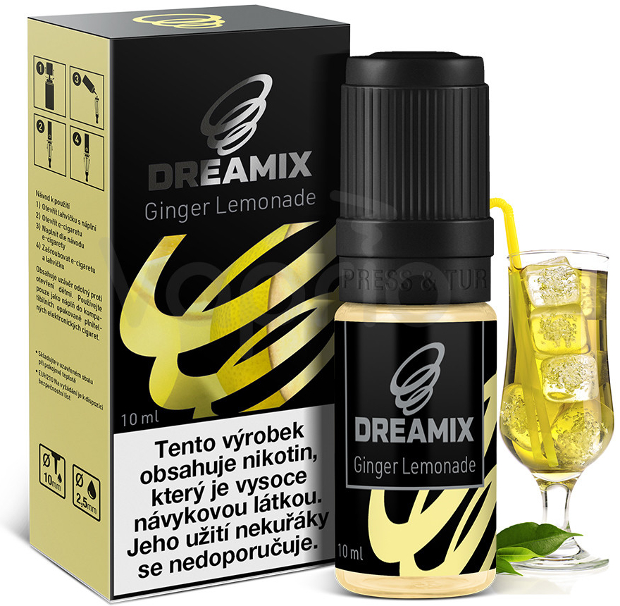 Dreamix Zázvorová limonáda 10 ml 3 mg od 55 Kč - Heureka.cz