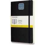 Moleskine L expanded měkké desky čtverečkovaný černý – Zboží Mobilmania