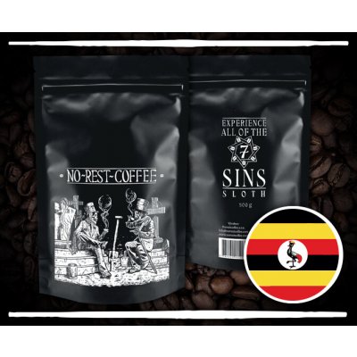 Uganda Bugishu 100% arabica, tmavé pražení, zrnková 0,5 kg – Hledejceny.cz