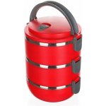 BANQUET Jídlonosič plastový CULINARIA Red 2,1l, 3 díly – Hledejceny.cz