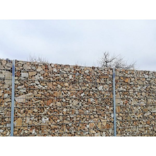 Pletivo síť GABIONOVÁ STĚNA, sypaný gabion - 143 cm