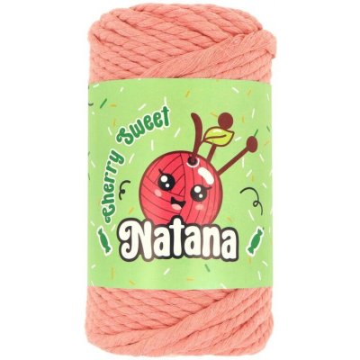 Natana Cherry Sweet rope macrame provázek 23 meruňka – Zboží Dáma