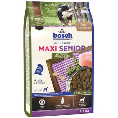 bosch Maxi Senior Poultry & Rice 2 x 12,5 kg – Hledejceny.cz