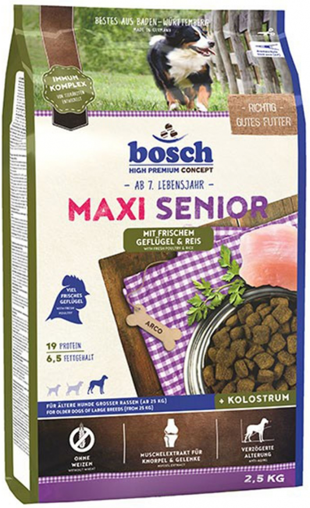 bosch Maxi Senior Poultry & Rice 2 x 12,5 kg