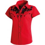 Stars & Stripes košile westernová Ella dámská red – Zboží Dáma