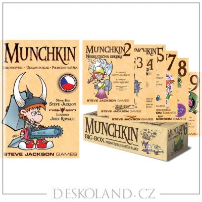 ADC Blackfire Munchkin: Komplet 1-9 – Zbozi.Blesk.cz